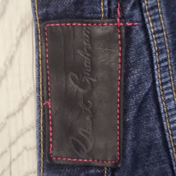 🛍Robert Graham Mens 40 Resist Classic Fit Blue Denim Jeans Big & Tall‎ Casual - Picture 10 of 11